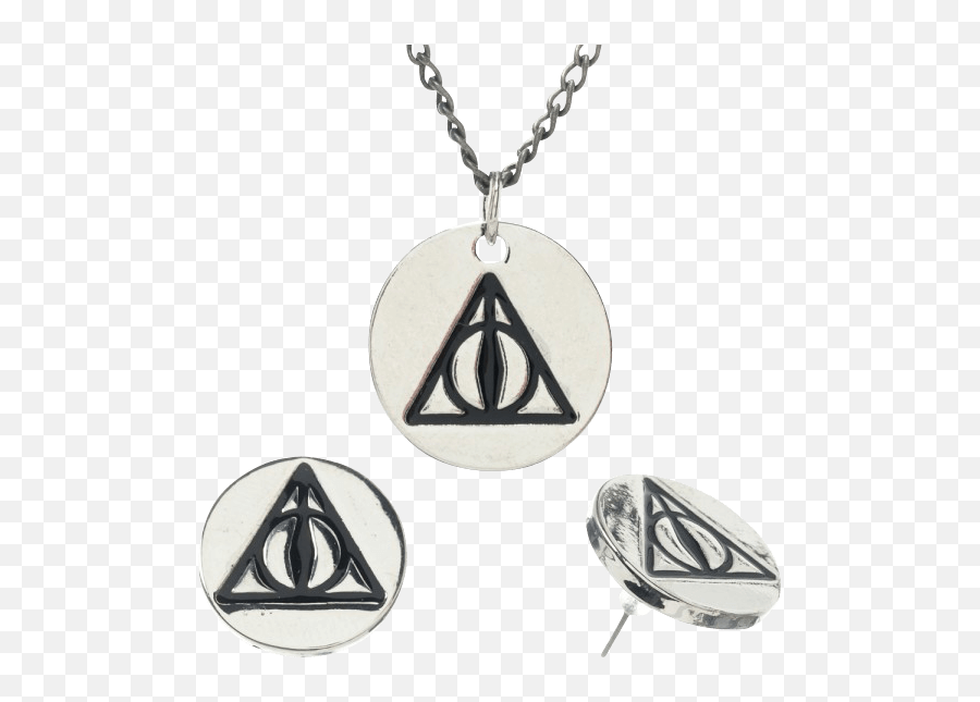 Harry Potter Deathly Hallows Necklace Emoji,Deathly Hallows Png