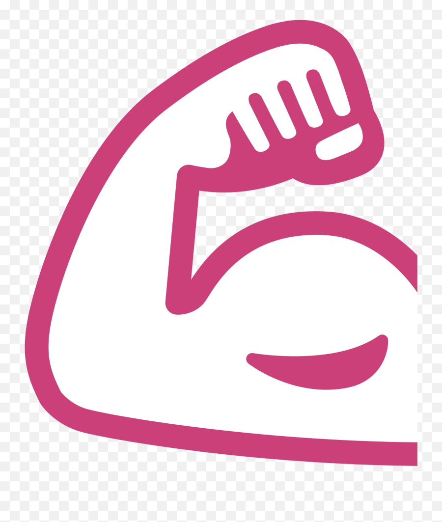 Emoji Clipart Free Duatbo Clipart - Pink Muscle Emoji,Free Emoji Clipart