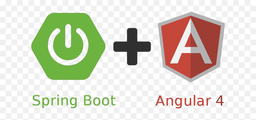 Spring Boot Logo Transparent - Full Stack Spring Angular Emoji,Angular Logo