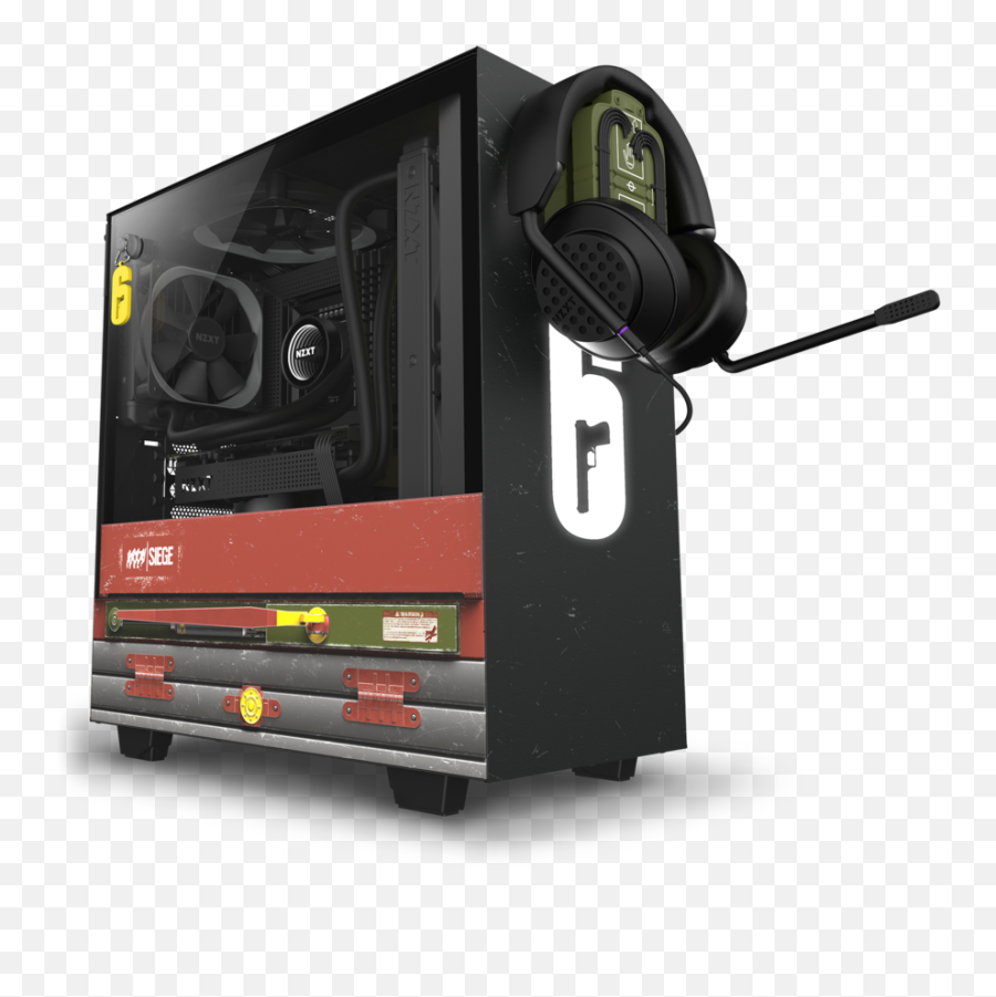 Crft 06 H510 Siege Is Designed With Rainbow Six Siege Players - Nzxt H510 Siege Emoji,Rainbow Six Siege Logo