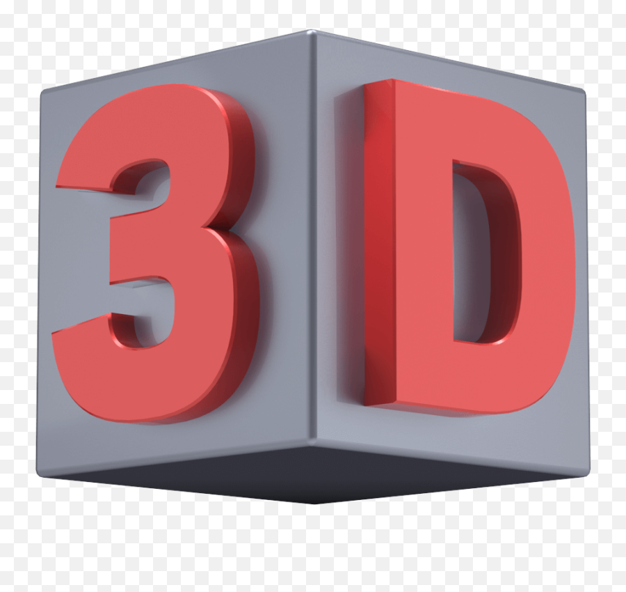 The Word 3d In 3d Png - Solid Emoji,3d Png