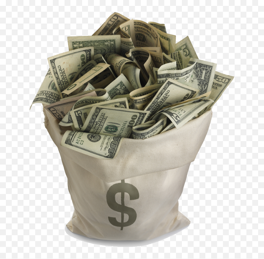 Money Bag - Bag Of Dollars Png Emoji,Money Bag Logo