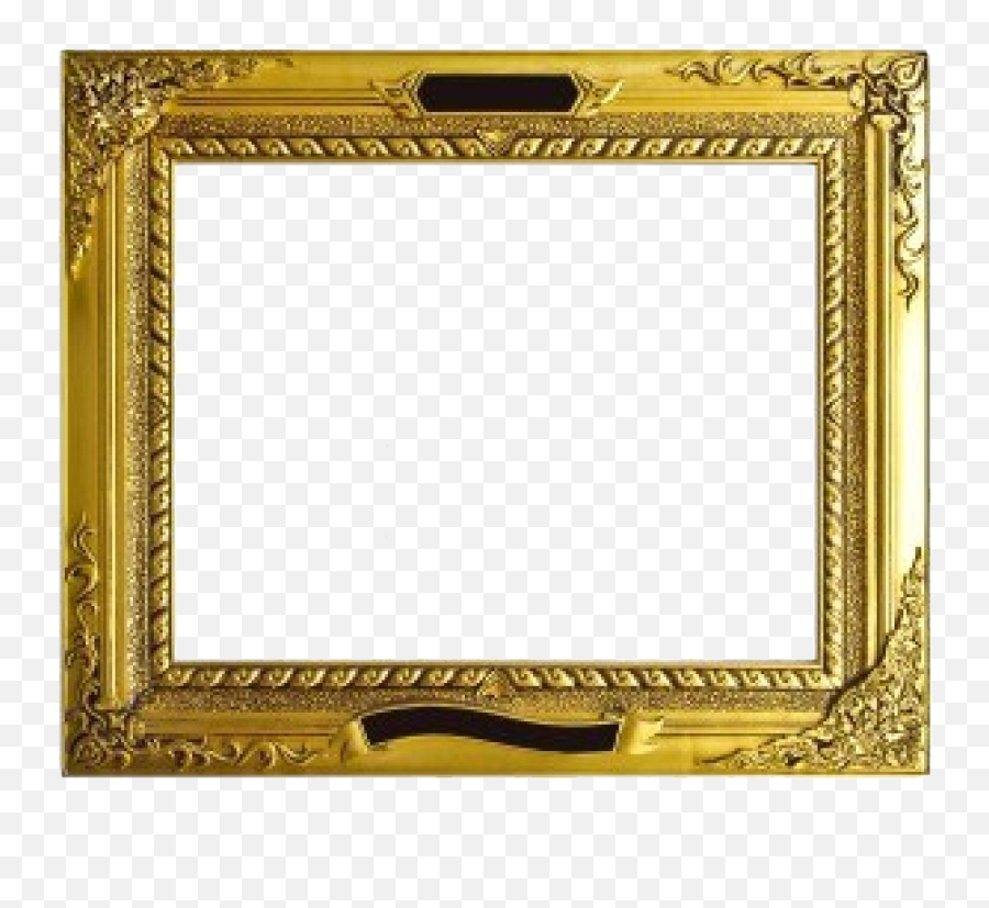 Gold Frame - Horizontal Emoji,Gold Frame Png