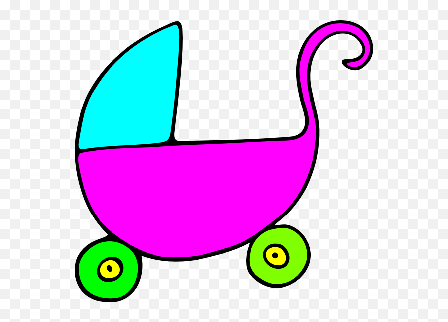 Baby Stroller Cartoon Emoji,Baby Carriage Clipart