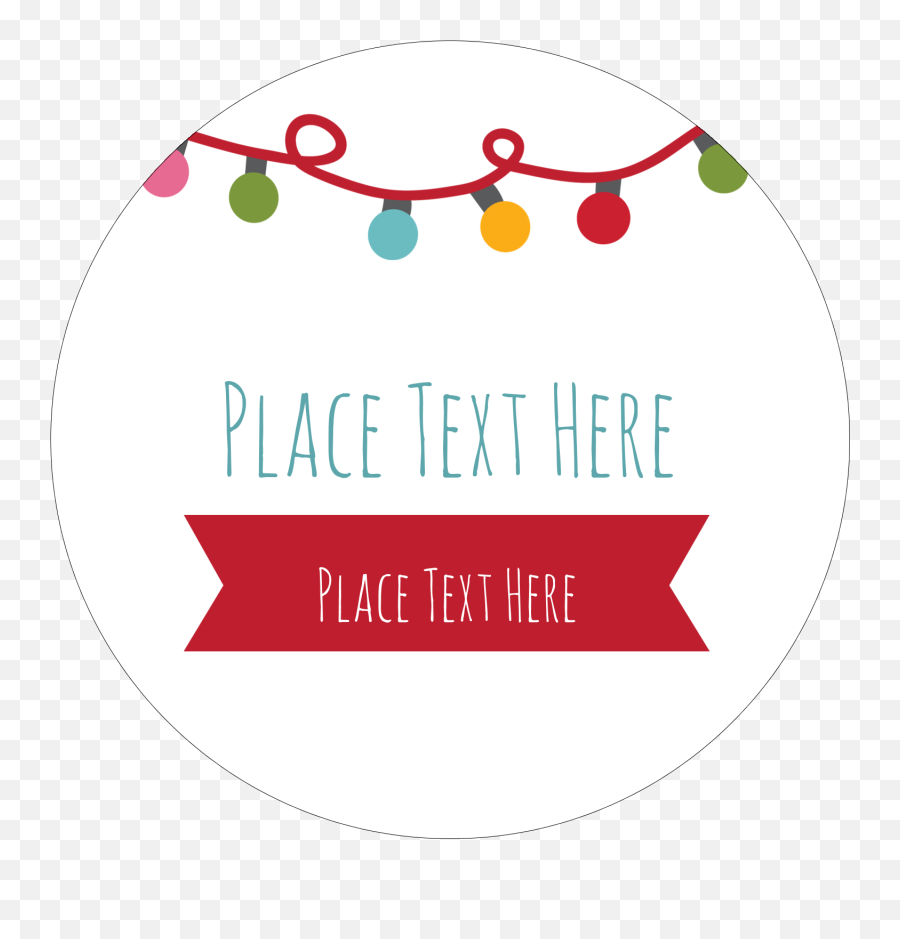 Christmas Round Labels Pre Designed Emoji,Christmas Tag Clipart