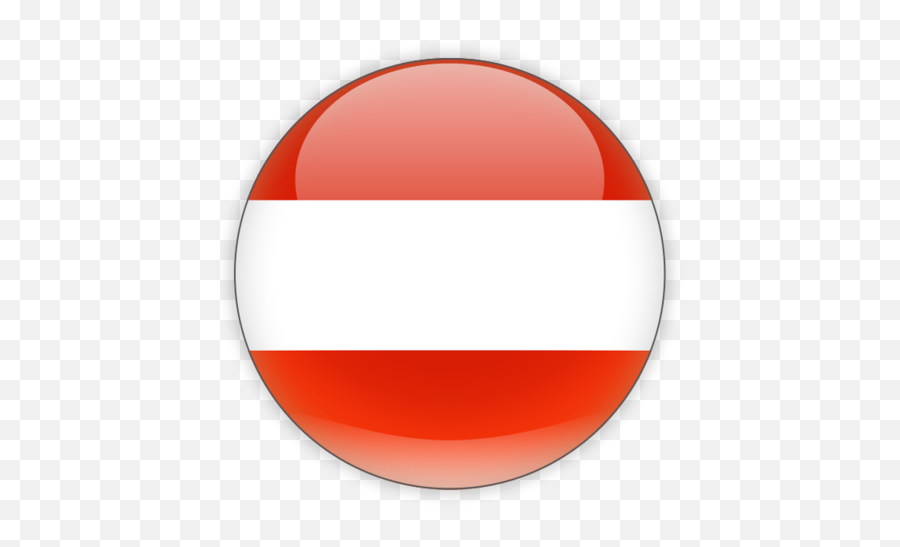 Round Icon Illustration Of Flag Of Austria Emoji,Circle Icon Png