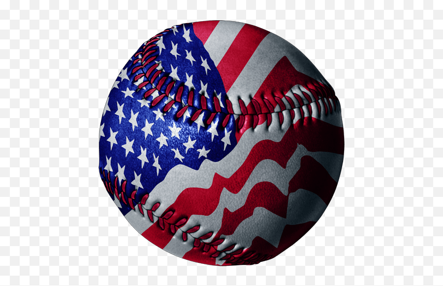Download Hd Baseball Clipart American Flag - American Flag Emoji,American Flag Clipart Transparent