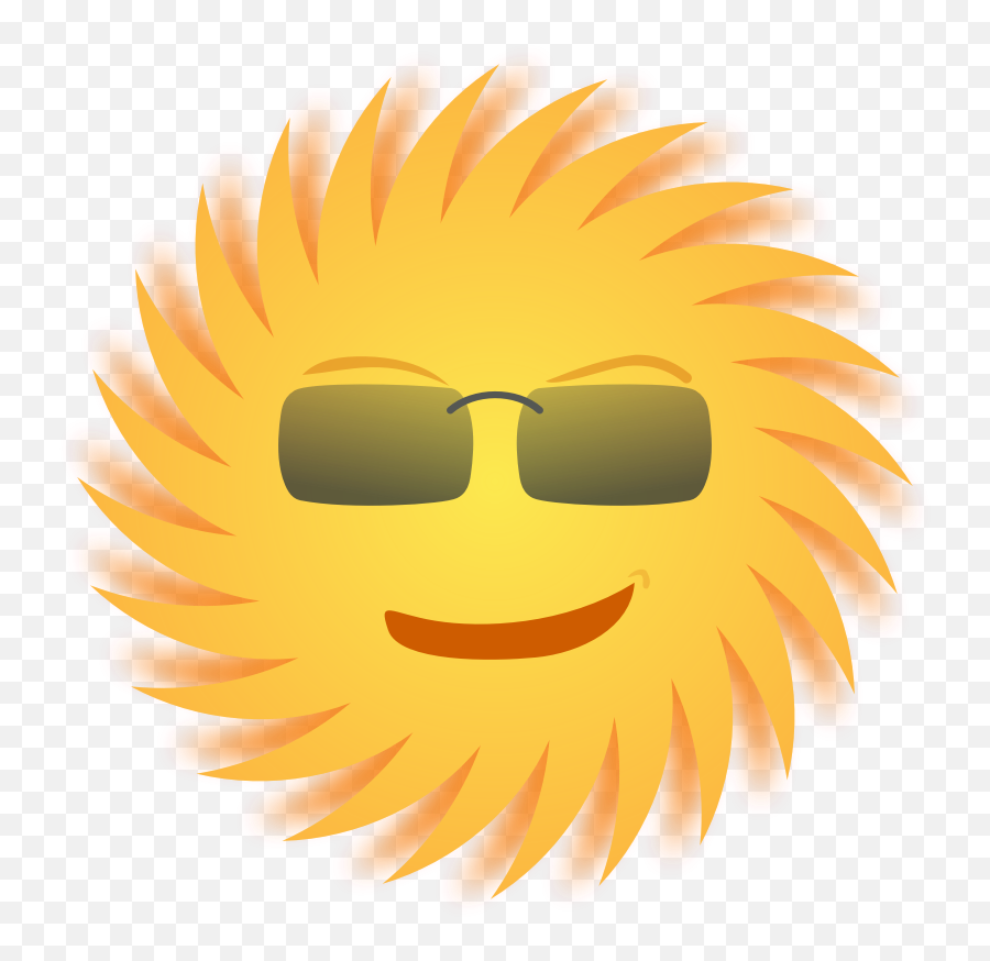 Sun Clip Art Transparent Png Image - Sun Clip Art Emoji,Summer Clipart