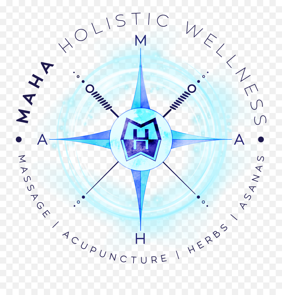 Maha Holistic Wellness Emoji,Logo Words