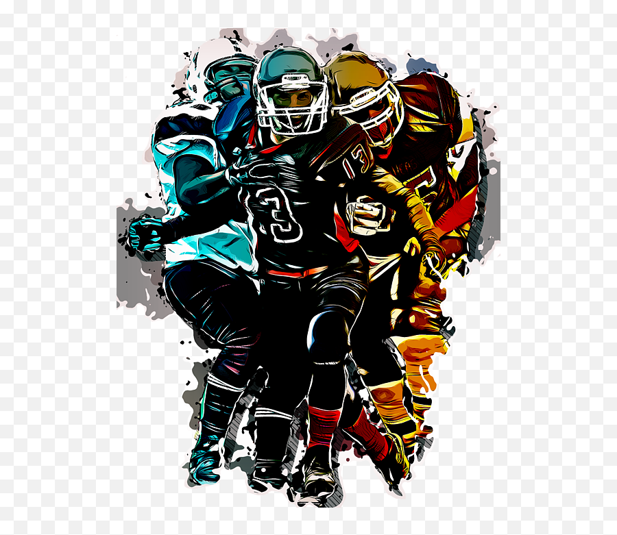 Football Sports For Men Fantasy Game Clipart Graphic Design Emoji,Football Helmet Front Clipart
