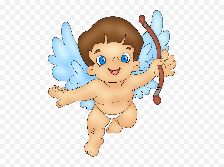 Download Cupid Boy And Girl - Boy Angel Clipart In Png Emoji,Boy Girl Clipart
