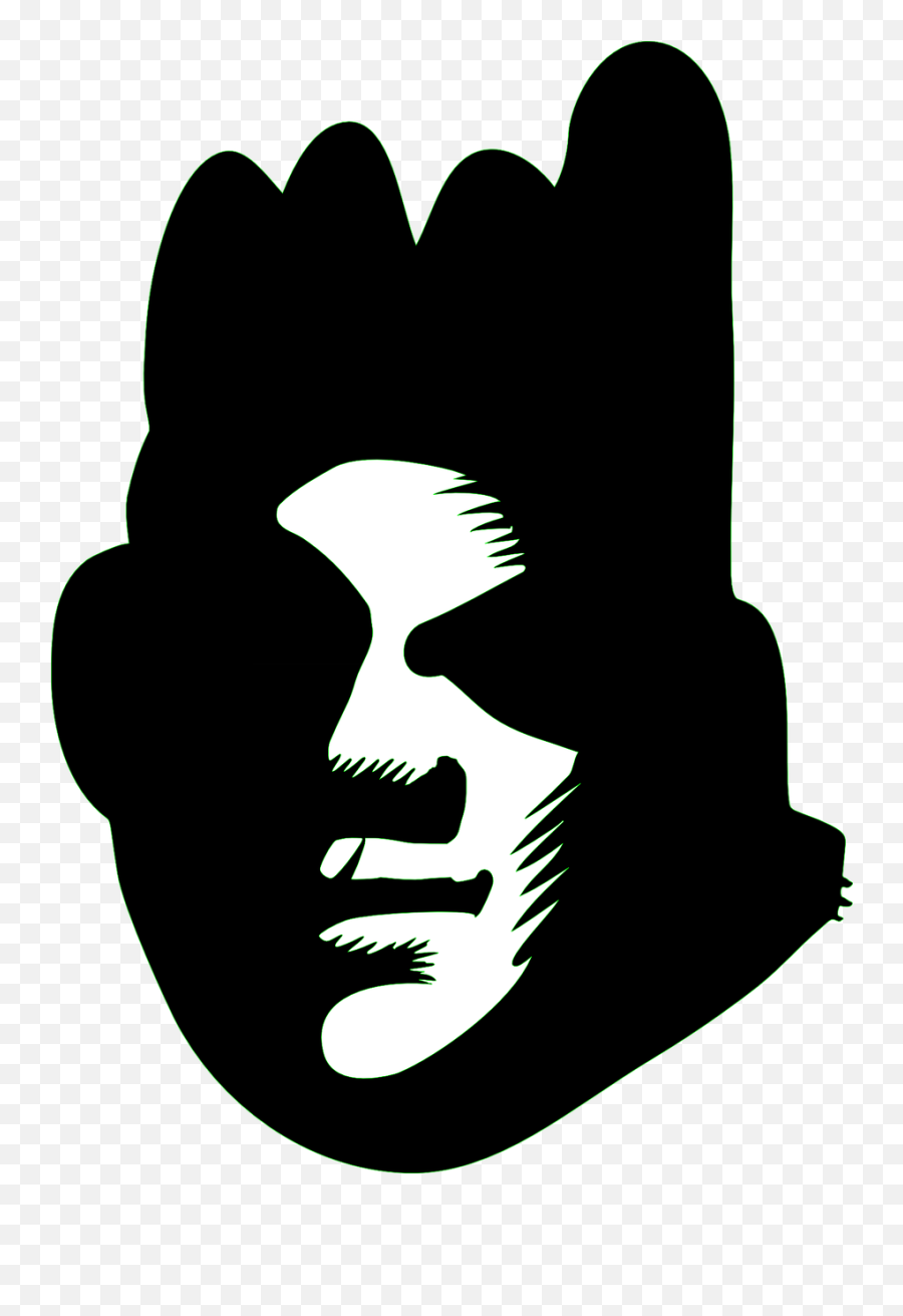 Black Face Graffiti Png - Face Silhouette Emoji,Graffiti Png