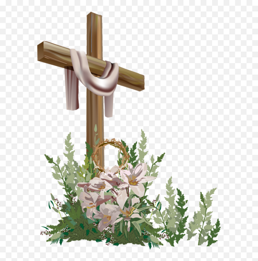 Religious Easter Images - Clip Art Easter Cross Emoji,He Is Risen Clipart