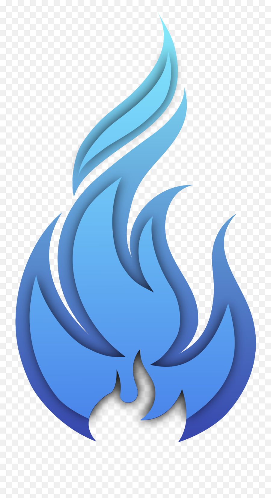 Free Blue Fire Png With Transparent Background - Vertical Emoji,Flames Png