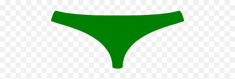 Green Womens Underwear Icon - Solid Emoji,Underwear Clipart