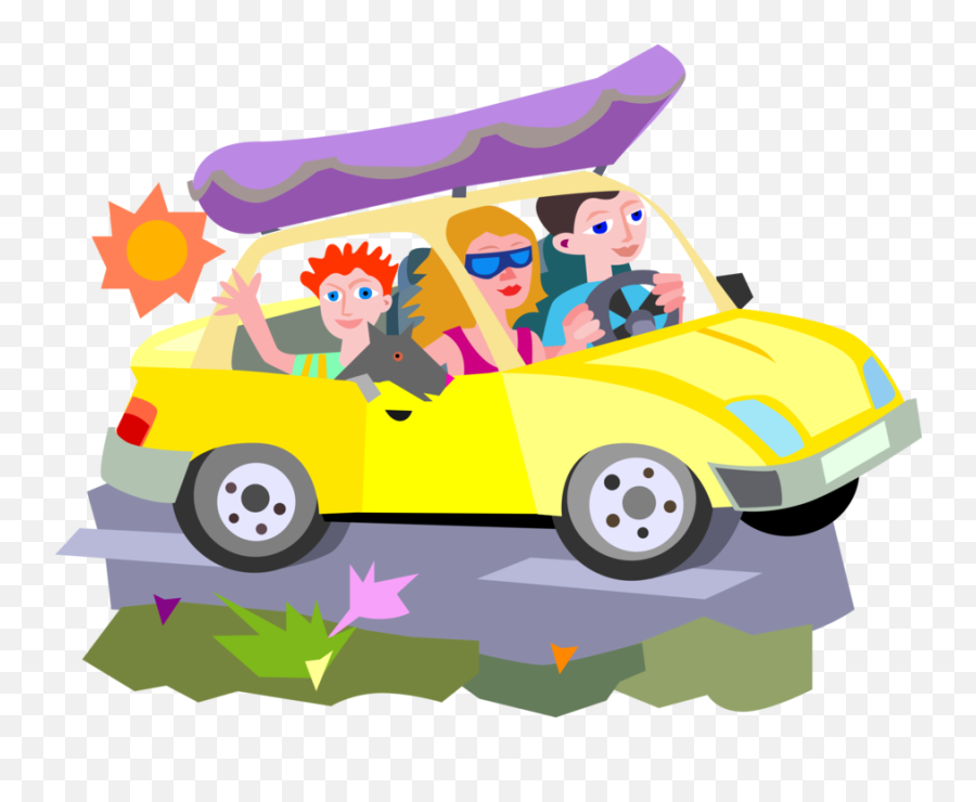 Clipart Summer Road Trip Clipart - Family Trip Vector Png Emoji,Road Trip Clipart