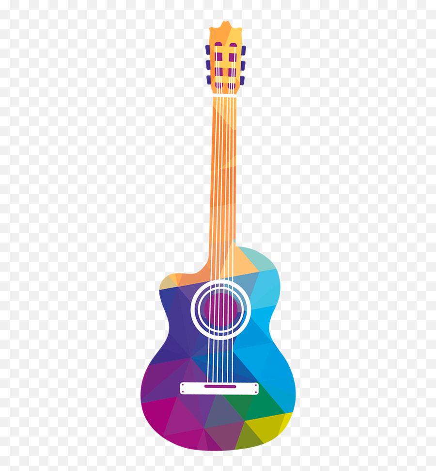 Download Cuatro Tiple Ukulele Guitar - Painted Guitar Png Emoji,Ukulele Clipart