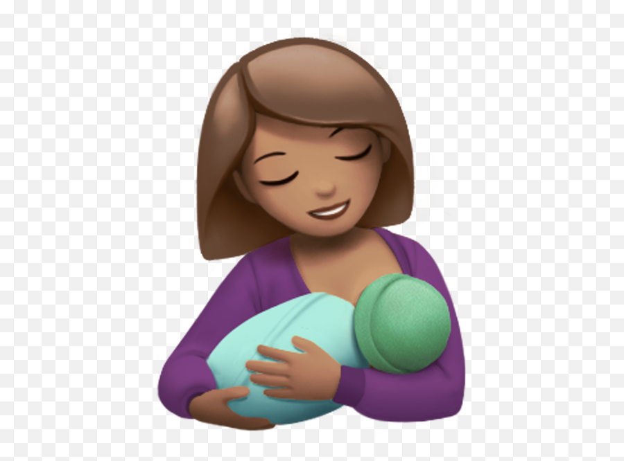 A Breastfeeding Emoji - Mom Emoji,Wet Emoji Png