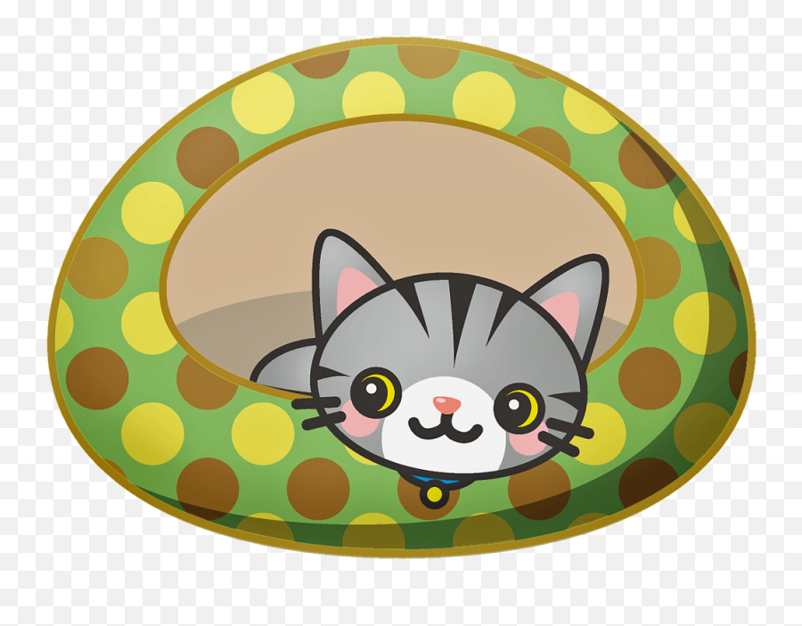 Cartoon Cat In Pet House Clipart Free Download Transparent - Cat Toys Cartoon Png Emoji,Clipart - Cat