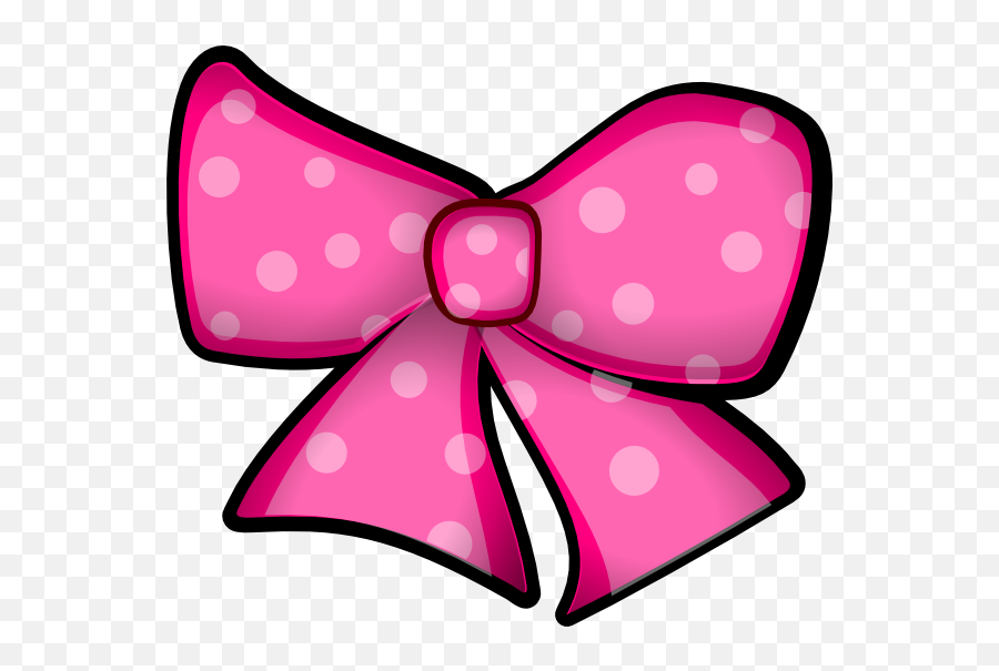 Pink Ribbon Clipart - Pink Bow Clipart Emoji,Ribbon Clipart