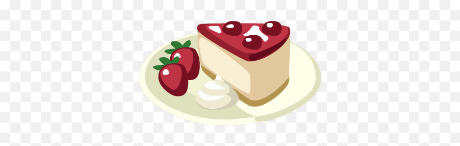 Strawberry Cheese Cake - Cheese Cake Cartoon Png Emoji,Cheesecake Png