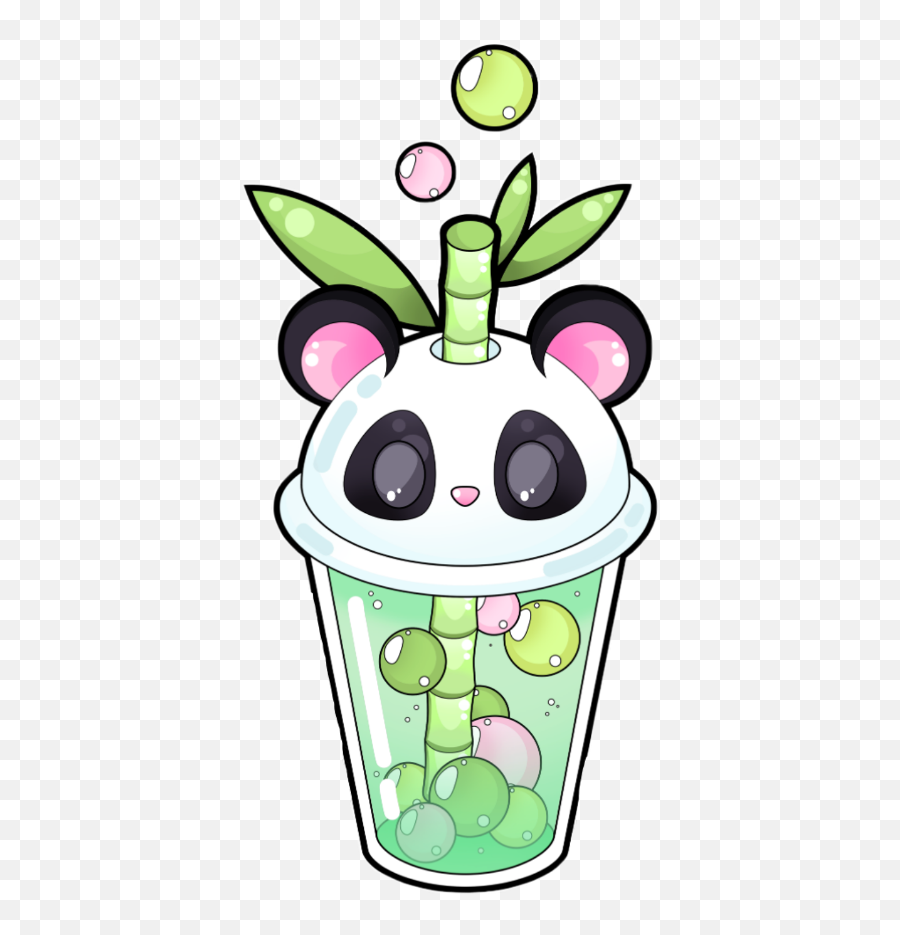Cute Cat Bubble Tea Transparent - Cute Kawaii Boba Tea Emoji,Boba Clipart