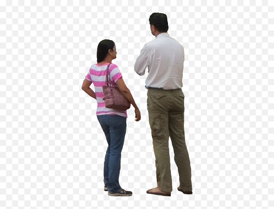 Back Person Standing Png - Talking Png People Standing Emoji,Person Standing Png