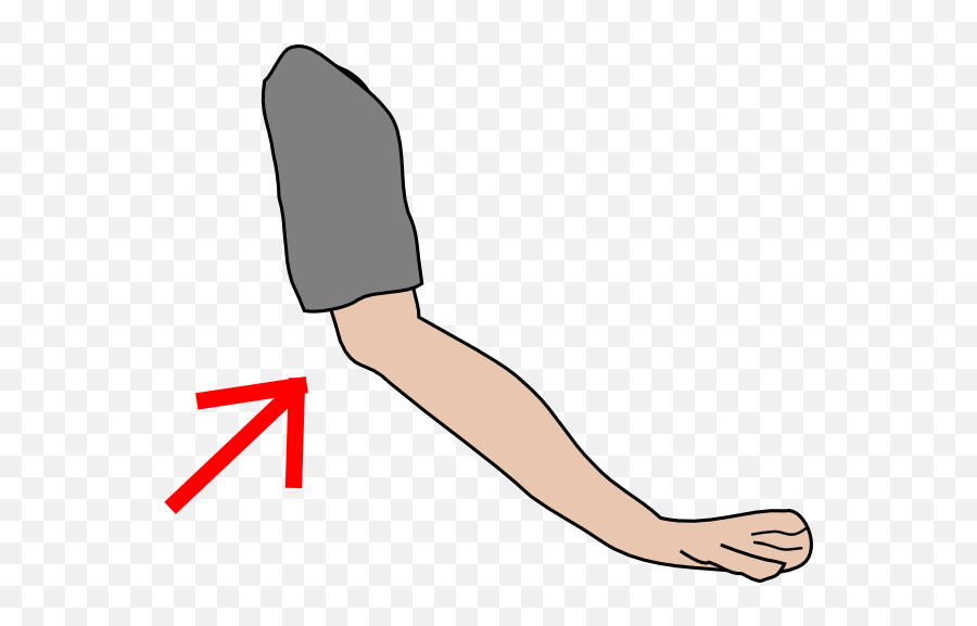 Elbow With Arrow Clip Art At Clker Emoji,Elbow Clipart