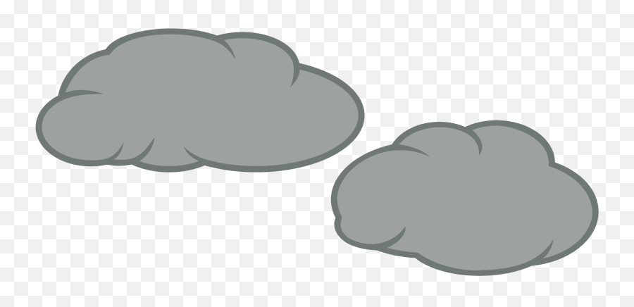 Cloud Clipart - Dark Clouds Cartoon Png Emoji,Cloud Clipart