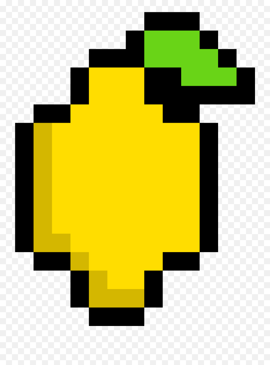 Lemon - Lemon Pixel Art Transparent Png Original Size Png Lemon Pixel Art Png Emoji,Lemon Png