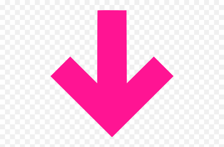 Deep Pink Arrow 197 Icon - Free Deep Pink Arrow Icons Emoji,Down Arrow Transparent Background