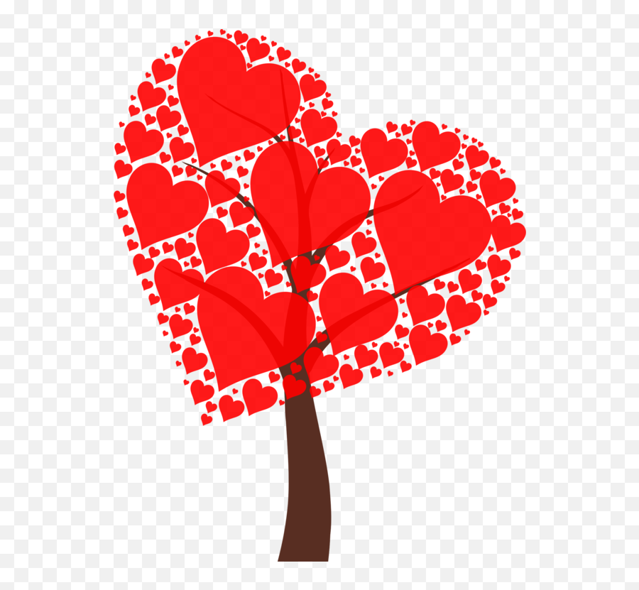 Love Heart Tree Valentineu0027s Day Organ - Dp Pic Whatsapp Hd Emoji,Heart Tree Clipart
