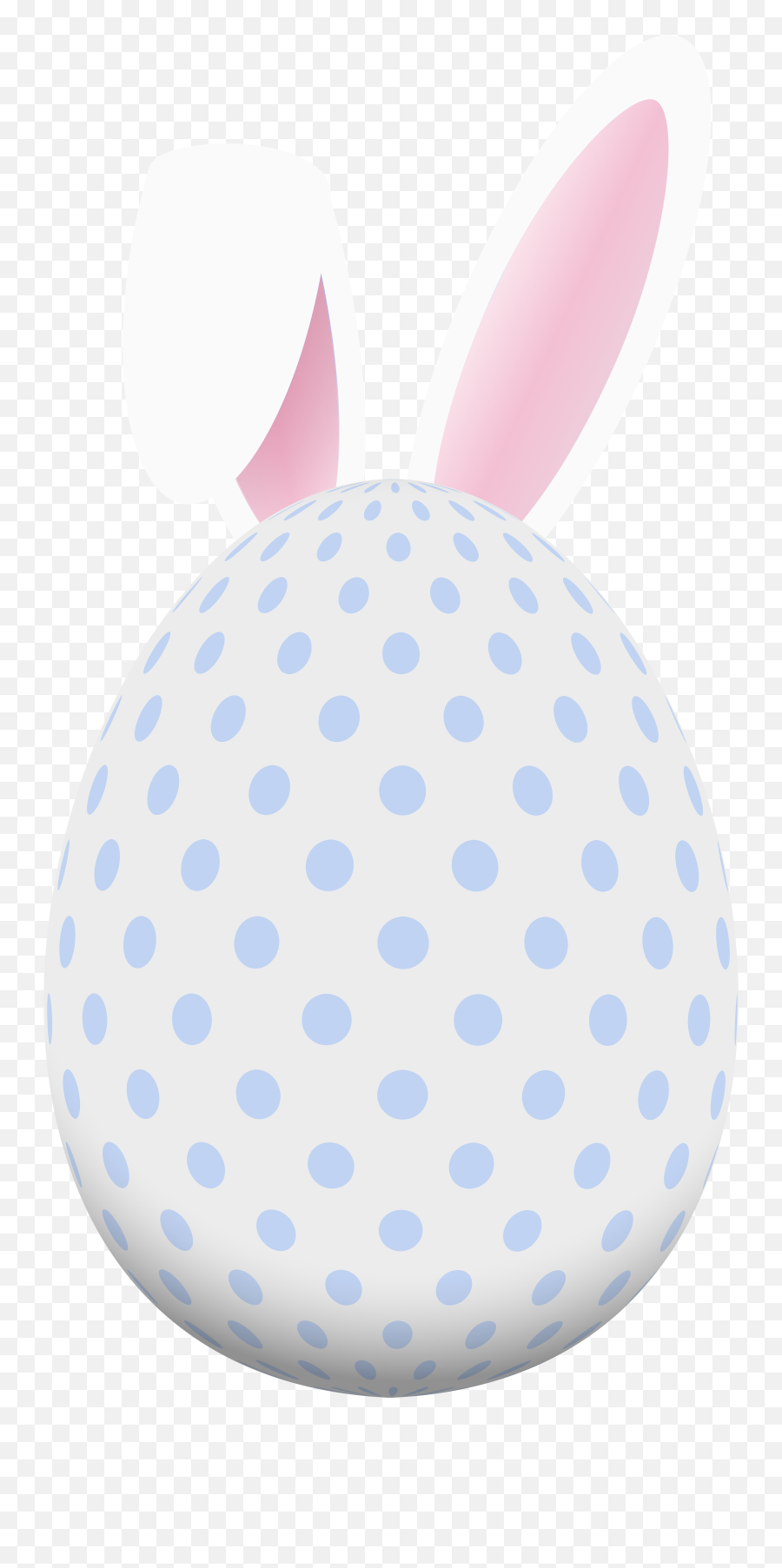 Easter Egg With Bunny Ears Clipart - Easter Bunny Transparent Transparent Background Bunny Ears Png Emoji,Ears Clipart