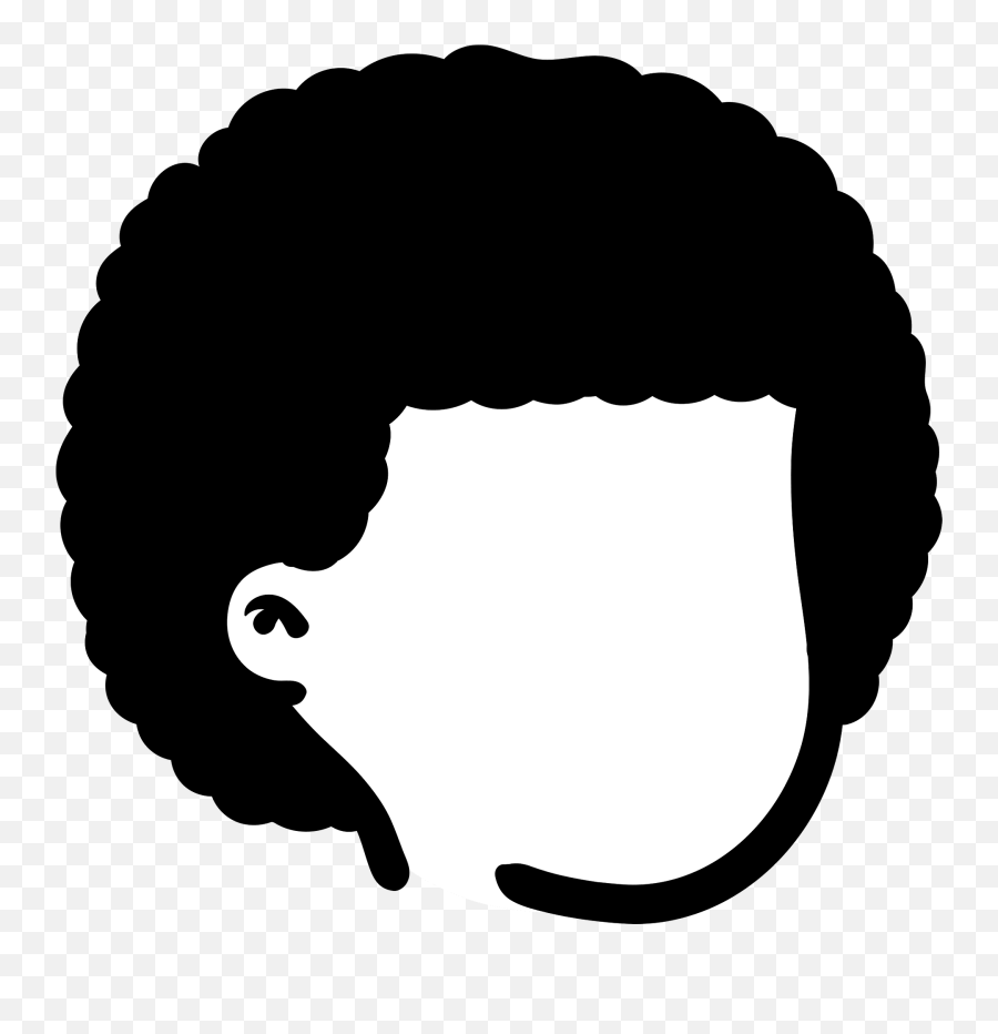Afro Hair Style Clipart - Afro Clipart Emoji,Afro Clipart