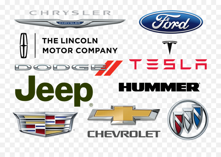 The Most Popular American Car Brands - American Car Logo Png Emoji,Lincoln Car Logo