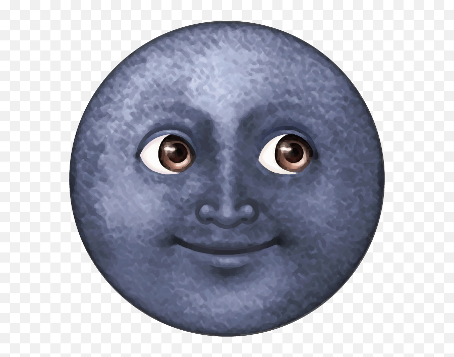Dark Blue Moon Emoji Free Icon Icon - Dark Moon Emoji,Blue Moon Png