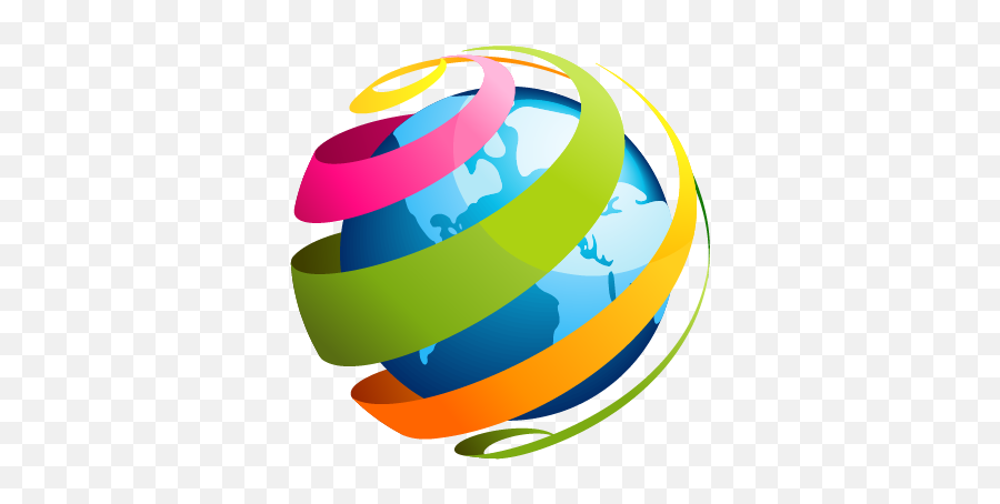Colorful World Icon Png Transparent - Colorful World Logo Png Emoji,World Png