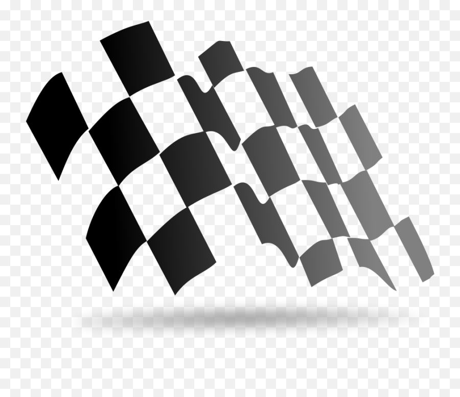 Checkered Banner Cliparts Png Images - Checkered Flag Design Emoji,Finishing Line Clipart
