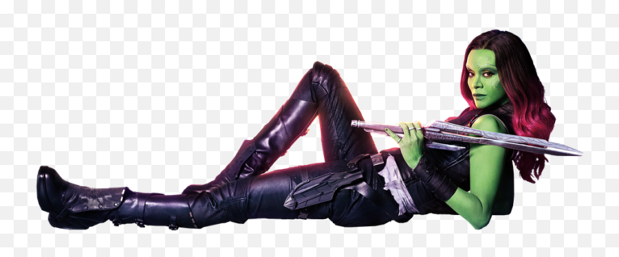 Gamora Transparent Background Png - Supervillain Emoji,Gamora Png