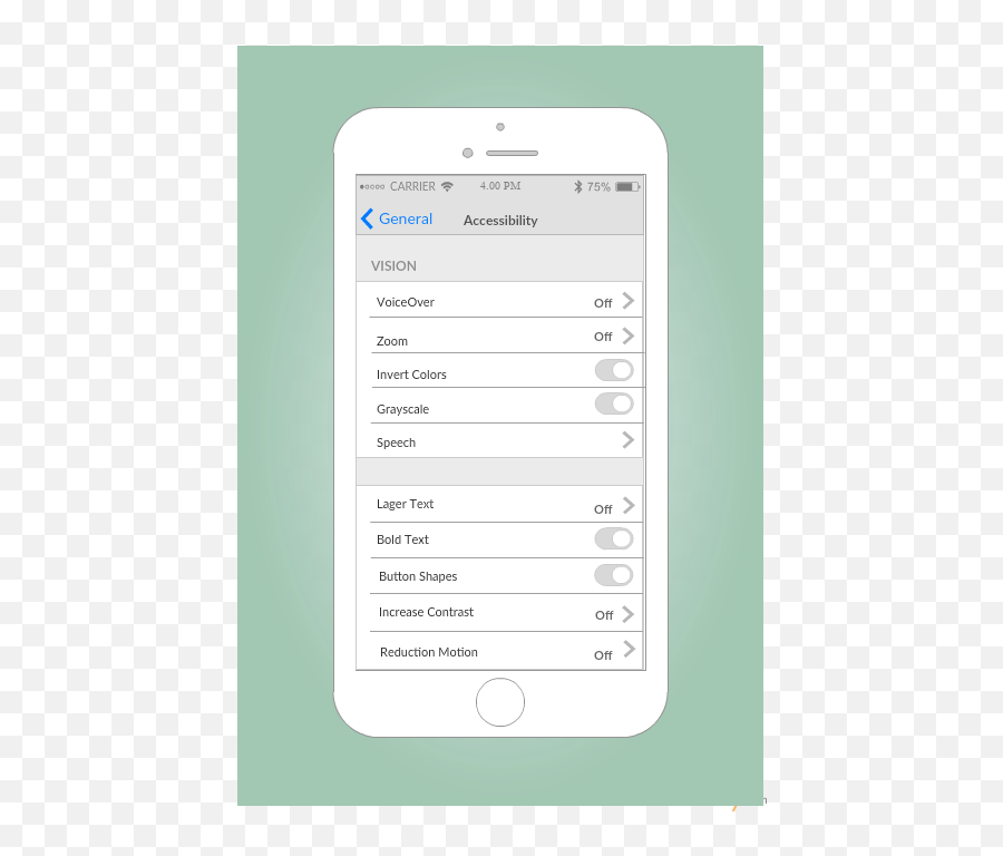 Iphone Mockup Templates To Design Iphone Applications - Ios Settings Screen Design Emoji,Iphone Mockup Png