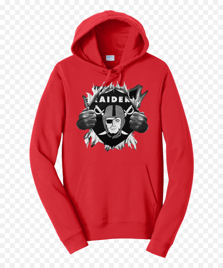 Raiders Custom Pullover Hoodie Las - Naruto Henasy Shirt Emoji,Nfl Logo Sweatshirts