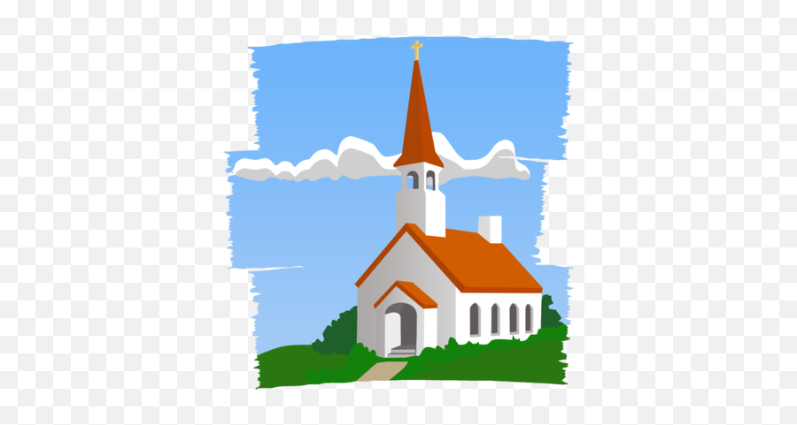 Church Building - Religion Emoji,Church Building Clipart