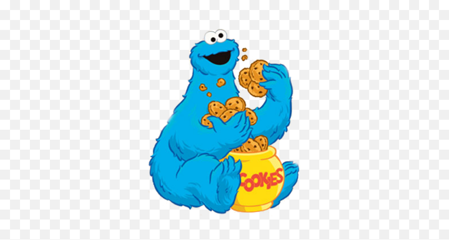 Download Face Clipart Cookie Monster - Cookie Monster Eating Cookie Monster Clipart Sesame Street Emoji,Eating Clipart