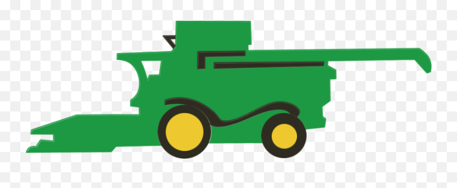 4 Green Combine Harvester Clipart Emoji,Harvesting Clipart