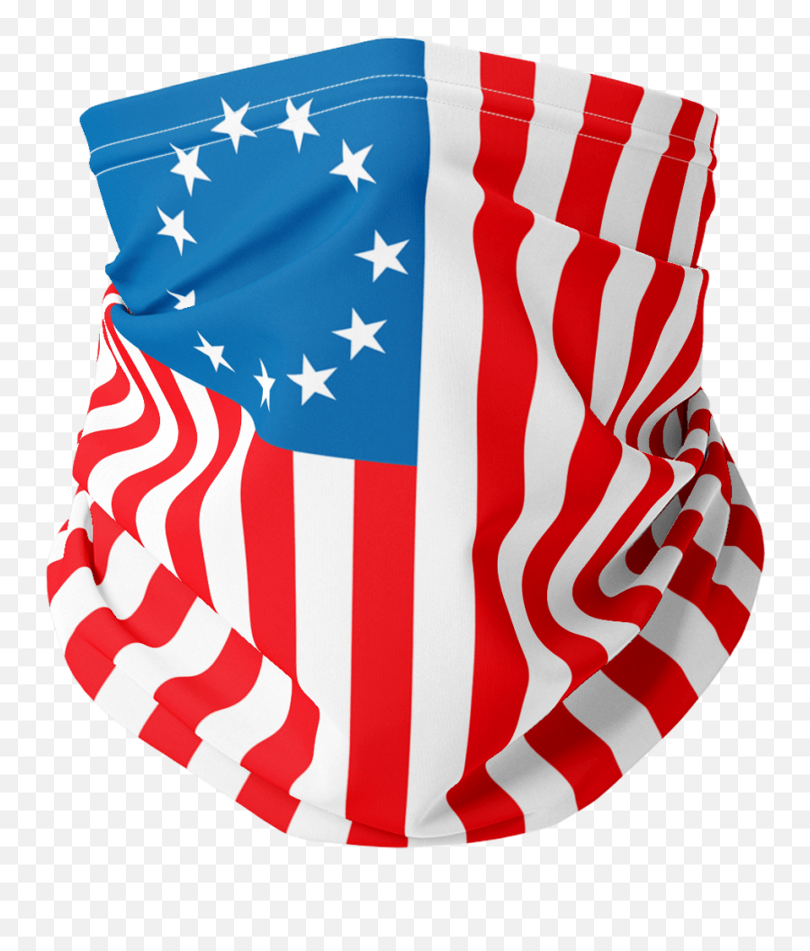 Betsy Ross Flag Face Gaiter Emoji,U S Flag Clipart