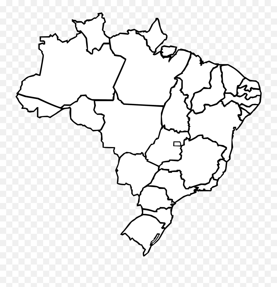 Download Brazil Map United Carnival Globe Brazilian States Emoji,States Clipart