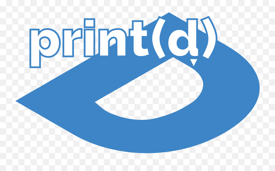 Printd Emoji,3d Print Logo