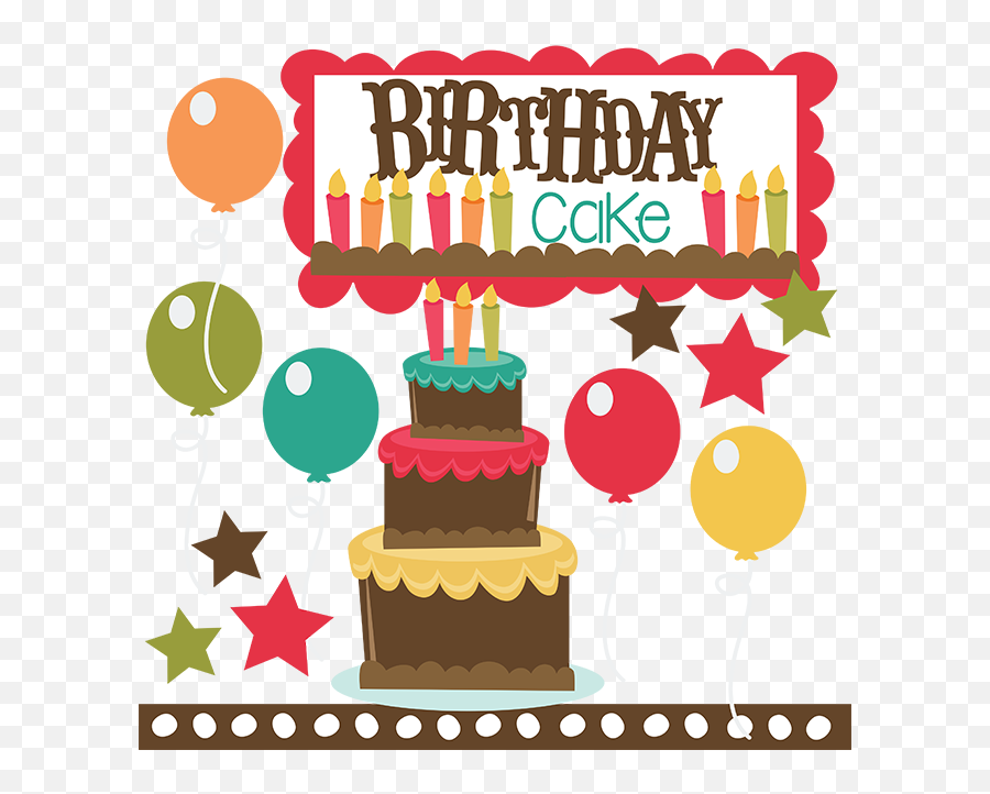 Birthday Cake Svg Birthday Svg Files Birthday Cake Svg Free Emoji,Birthday Clipart Transparent Background
