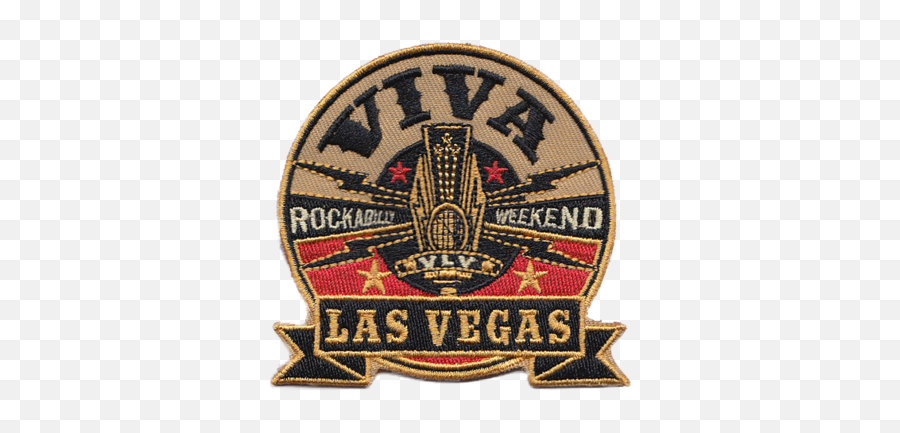 Viva Las Vegas Core Logo Embroidered Patch - Solid Emoji,Las Vegas Logo