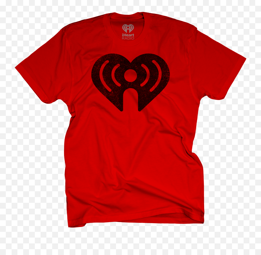 Iheart Distressed Logo - Short Sleeve Emoji,Iheartradio Logo